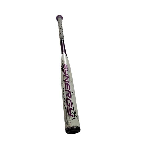 Easton Synergy FASTPITCH Softball Bat 30" 19 oz 2 1/4" Diameter White & Purple - Picture 3 of 7